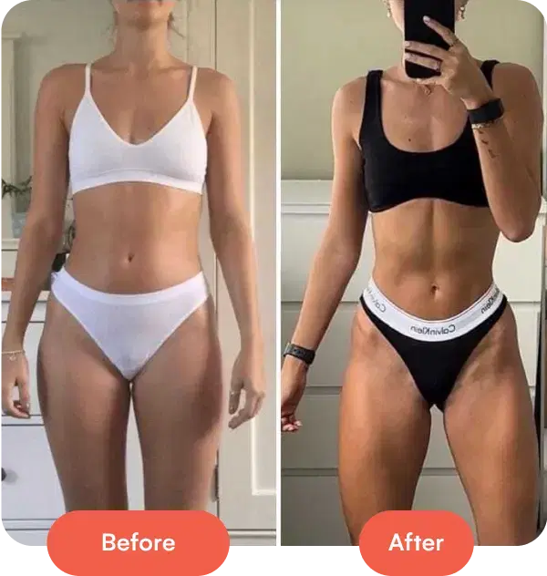 Person before and after